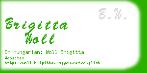 brigitta woll business card